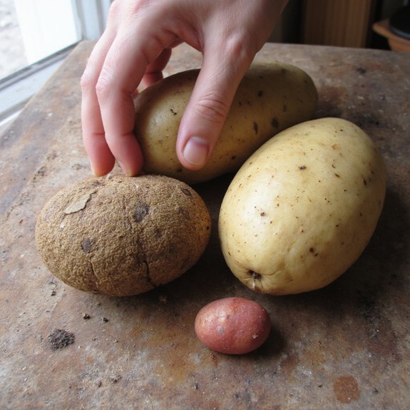 choose potatoes by texture