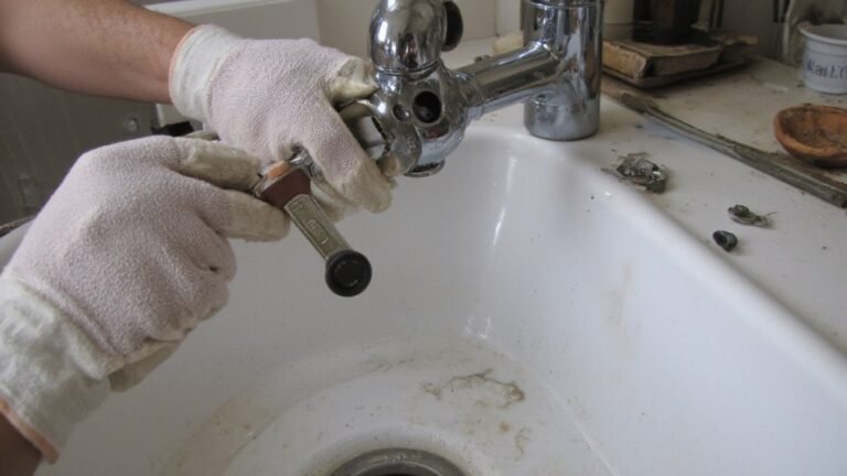 fixing a leaky faucet