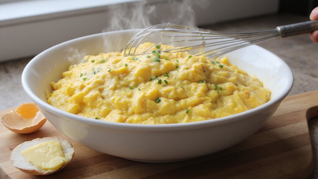 How Do I Make Scrambled Eggs Fluffy?