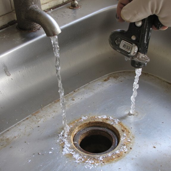 inspect internal faucet components