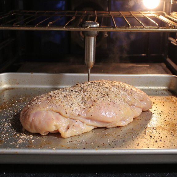 oven baking frozen chicken guidelines