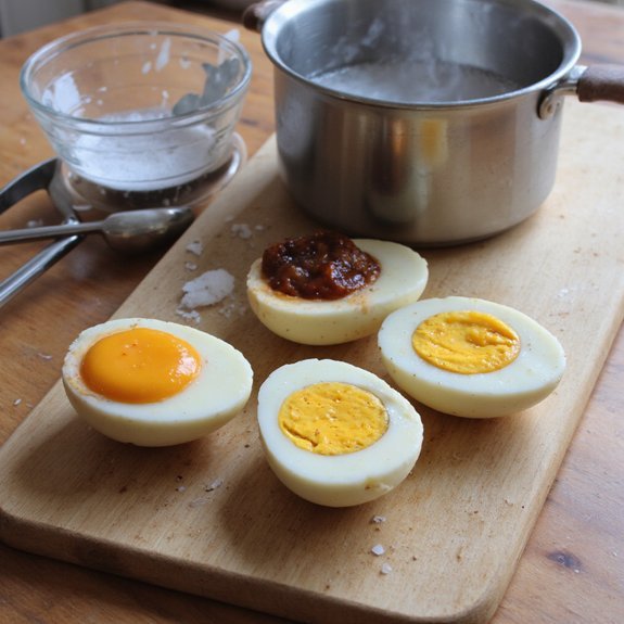 perfect egg yolk timing