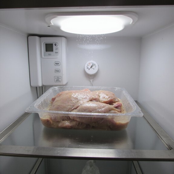 refrigerator thawing for safety