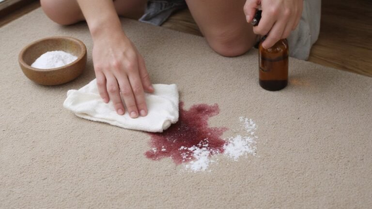removing stains from carpet