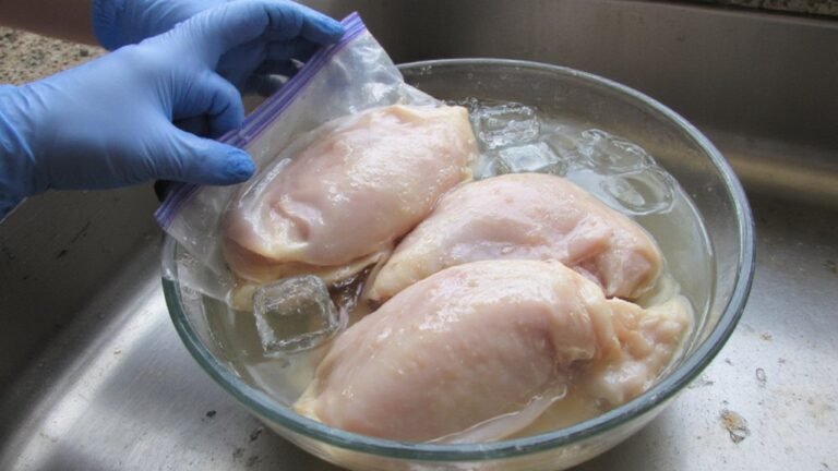 thaw chicken safely and quickly