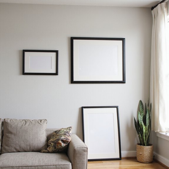 weight based frame hanging solutions