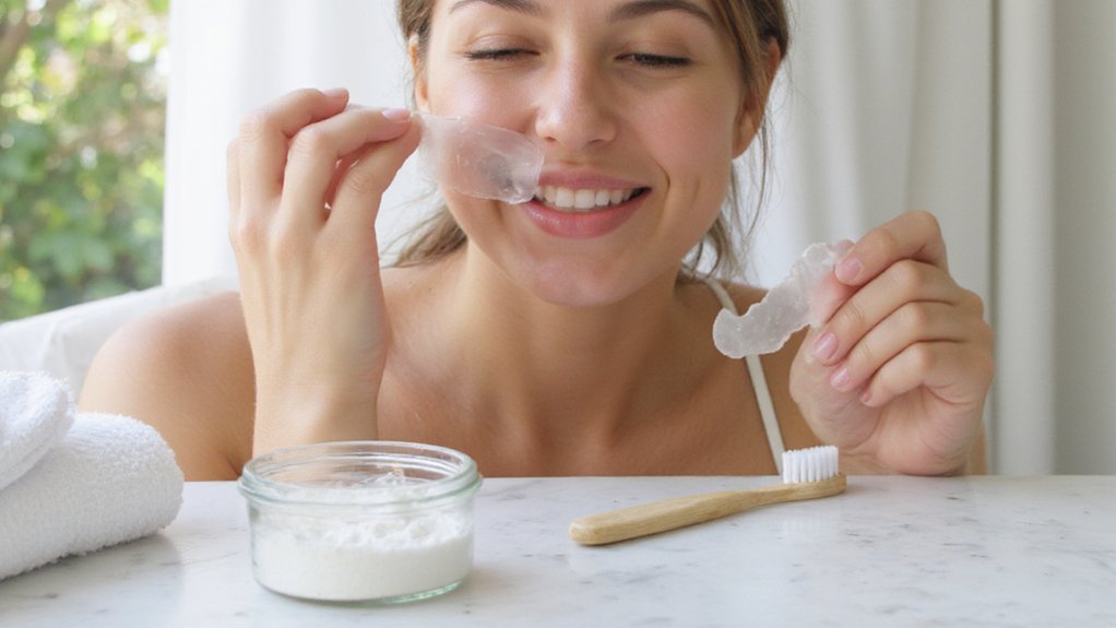 whitening teeth at home