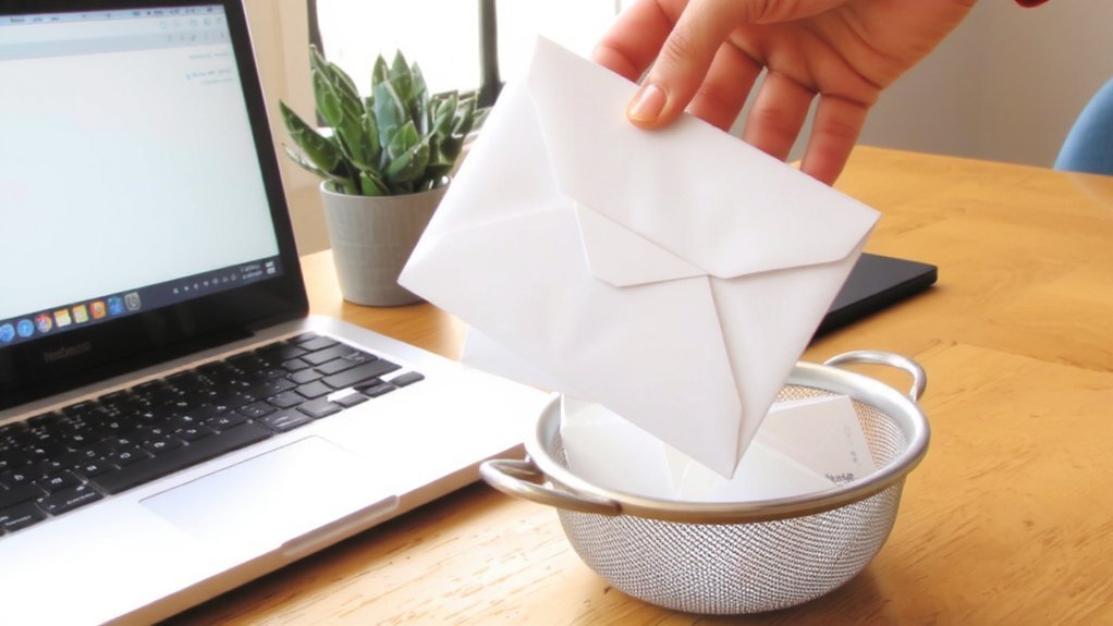 blocking unwanted spam emails