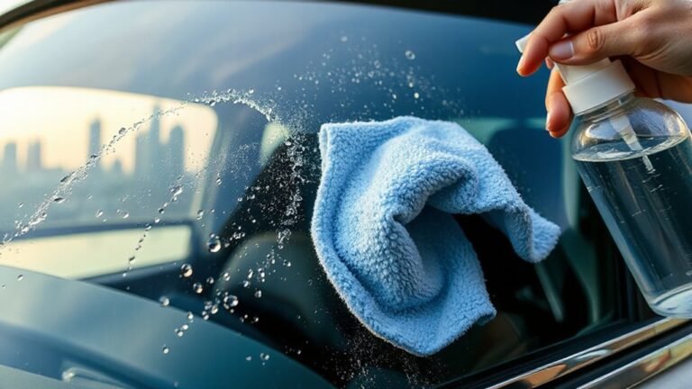 clean car windows effectively