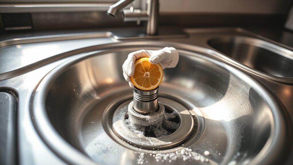 clean your garbage disposal