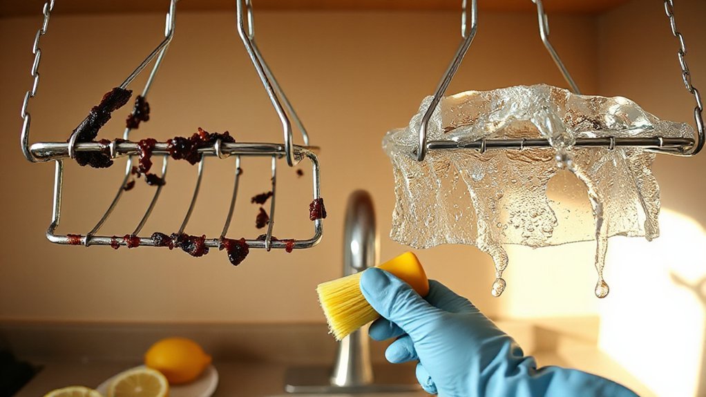 cleaning oven racks effectively