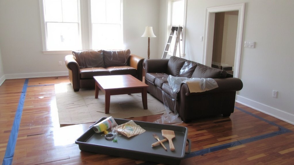 clear_and_protect_workspace_ogm5z How Do I Paint a Room Like a Pro?