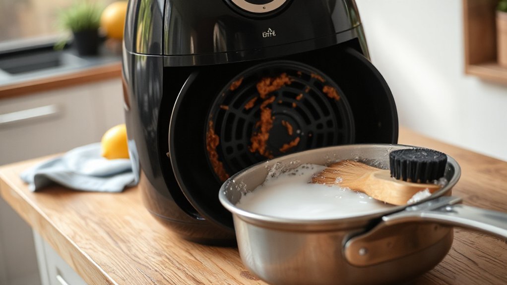 deep_clean_basket_and_pan_kvx56 How Do I Clean My Air Fryer?