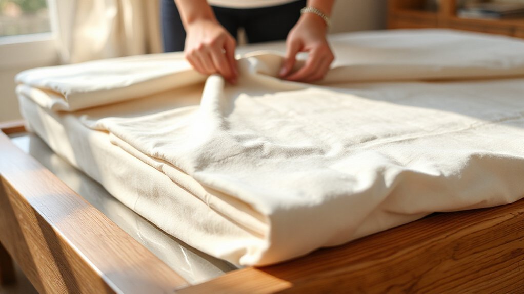 efficient_linen_organization_technique_apvxy How Do I Fold a Fitted Sheet?