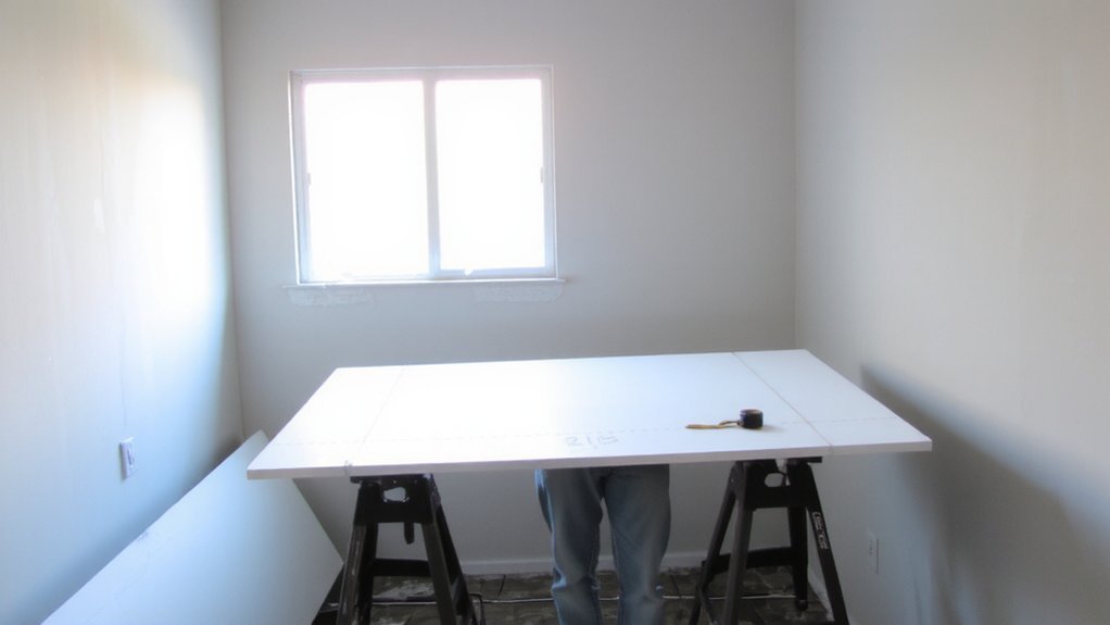 label_panels_mark_studs_6ggw6 How Do I Hang Drywall by Myself?