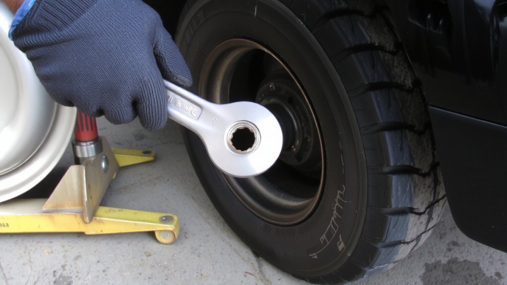 loosen_lug_nuts_crisscross_nvqcu How Do I Change a Flat Tire?