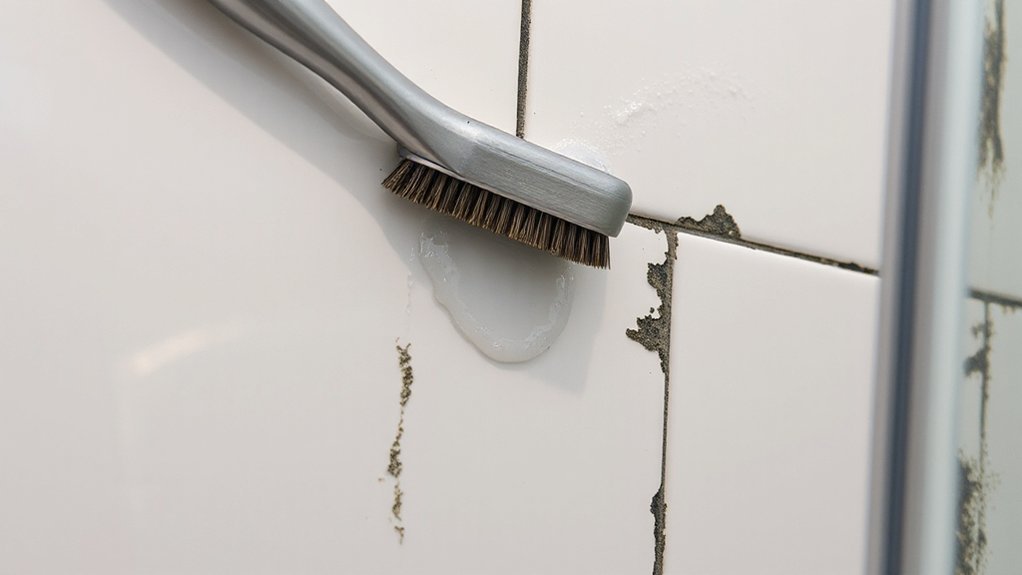 mold_thrives_in_damp_grout_wyfpw How Do I Remove Mold From Shower Grout?