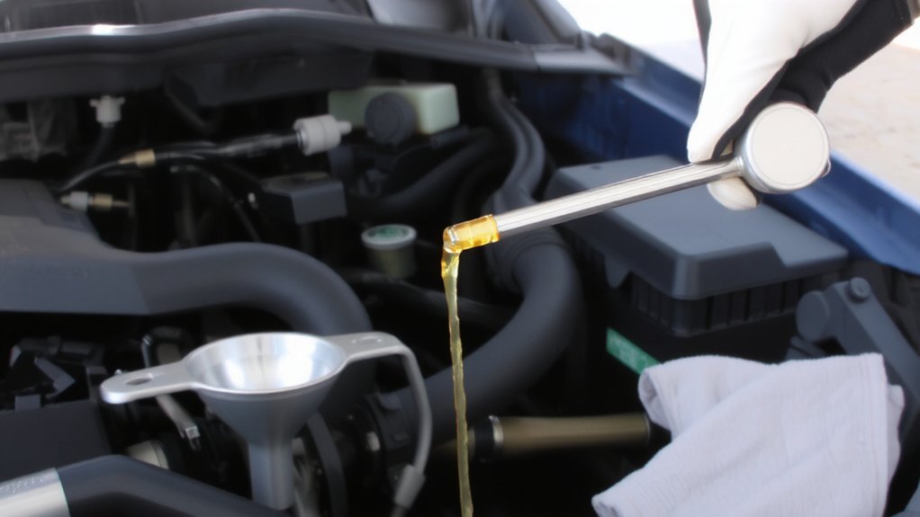 park_funnel_check_dipstick_hd6i7 How Do I Check My Oil Level?