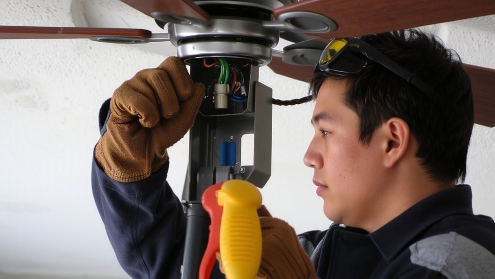 power_off_match_wires_bejdp How Do I Install a Ceiling Fan?