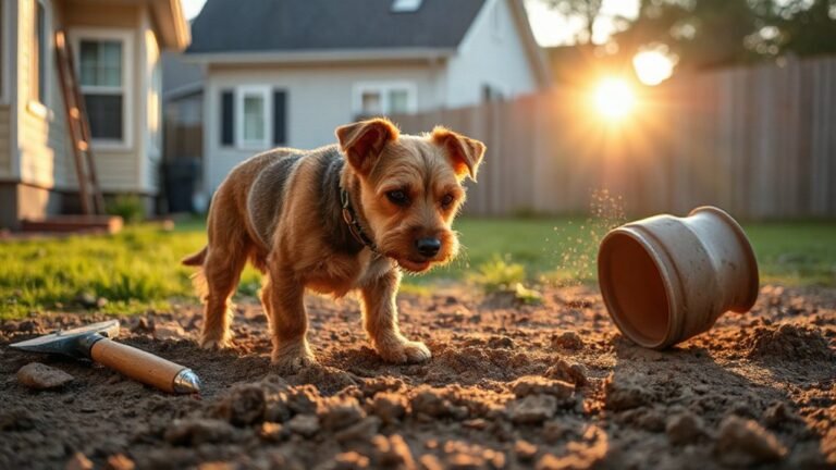 prevent dog digging behavior