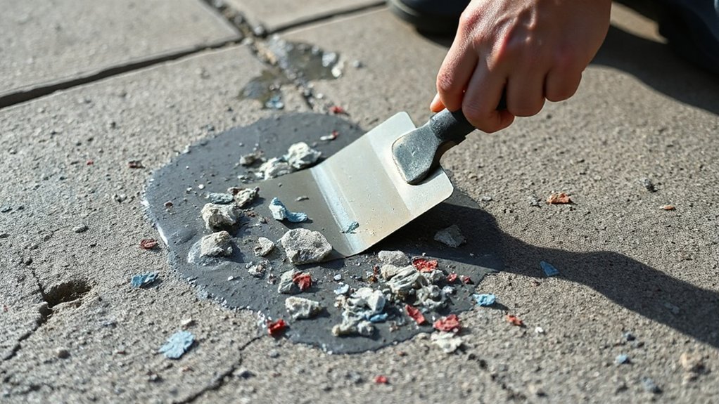 removing paint from concrete