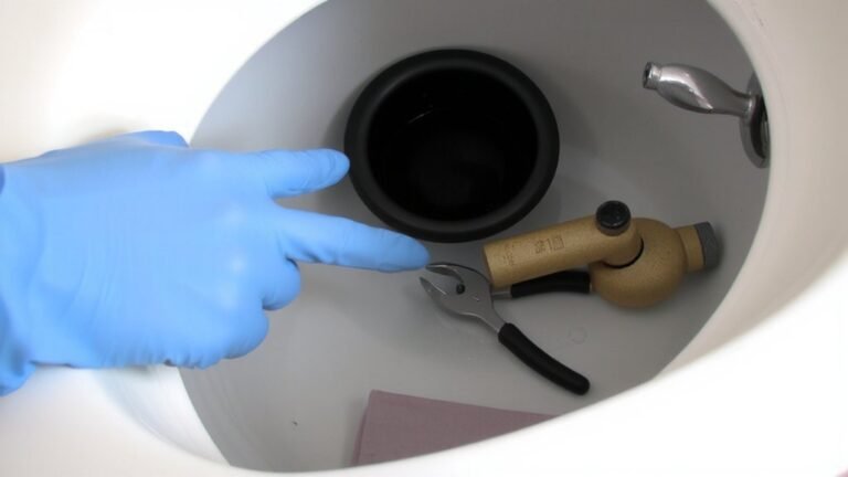 replacing a toilet flapper