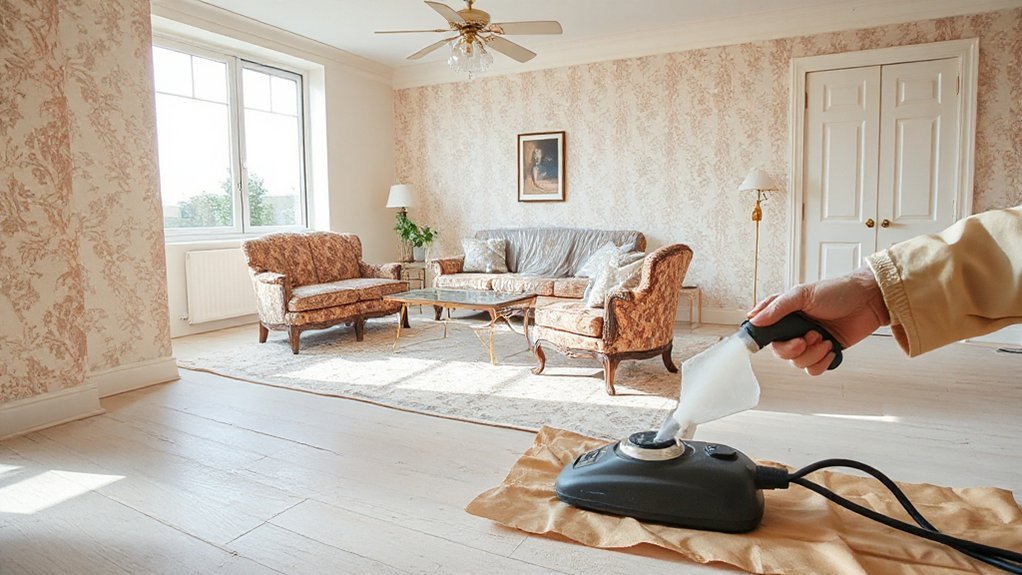 room_preparation_and_protection_8muyn How Do I Remove Wallpaper Easily?