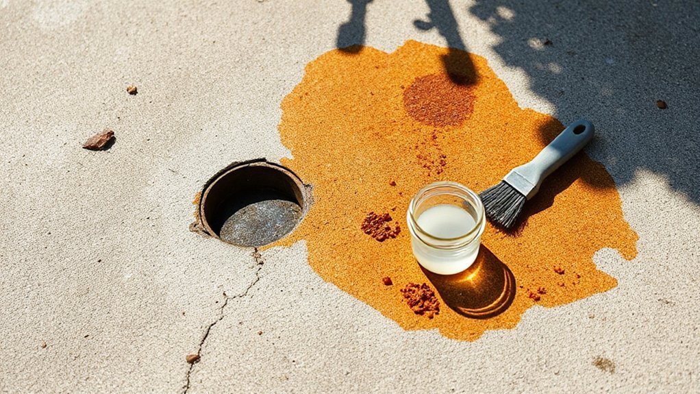 rust_stains_in_concrete_dp8ge How Do I Remove Rust Stains From Concrete?