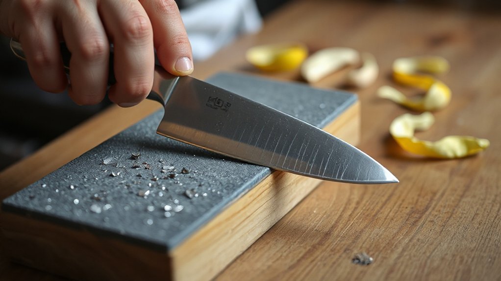sharpen kitchen knives effectively