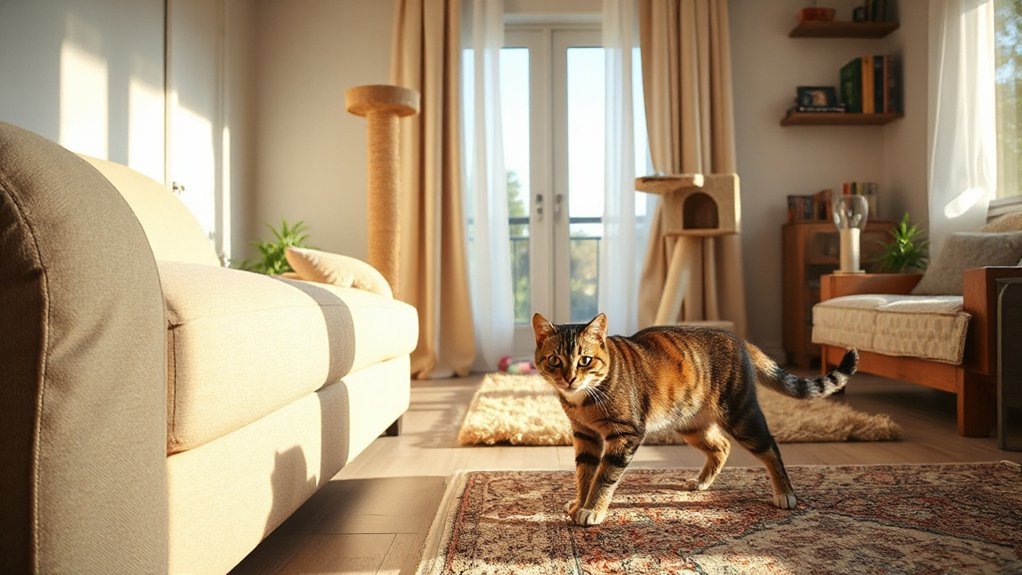 strategic_scratching_post_placement_jwnv5 How Do I Stop My Cat From Scratching Furniture?