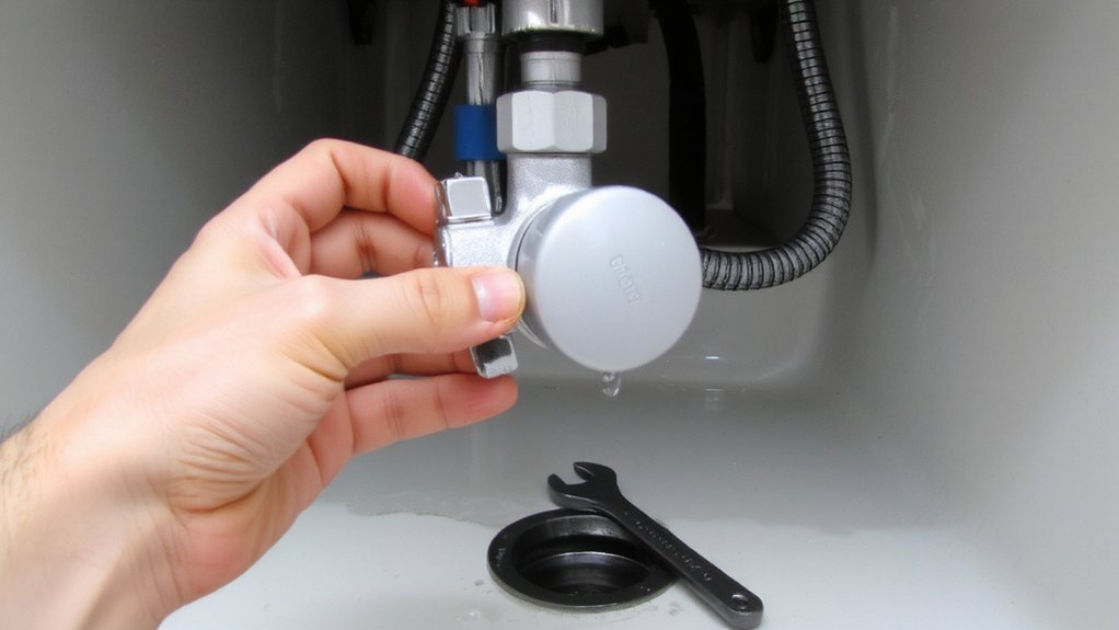 turn_under_sink_valves_clockwise_3l2o5 How Do I Fix a Leaky Faucet?