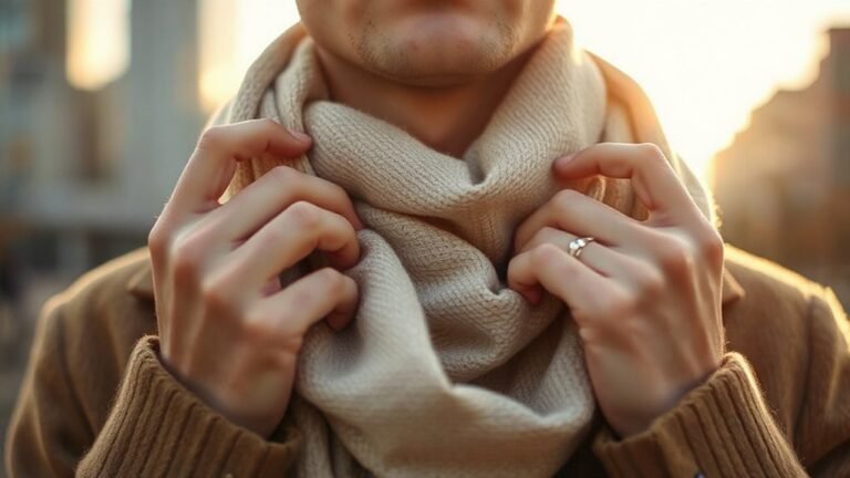 tying a scarf tutorial