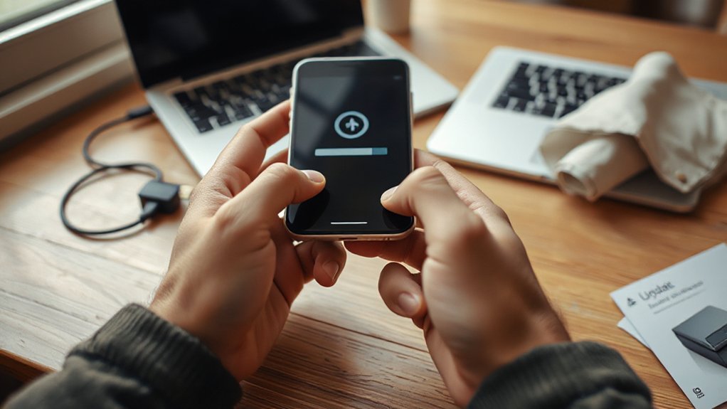 update your phone software