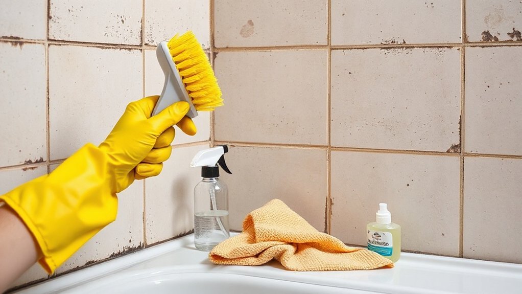 wear_ppe_and_ventilate_ynrns How Do I Remove Mold From Shower Grout?
